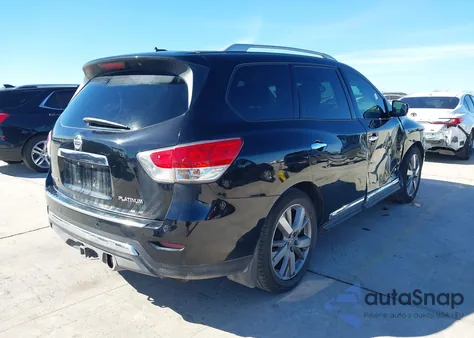 2015 Nissan Pathfinder Platinum из США, поврежденный, VIN 5N1AR2MN3FC707799